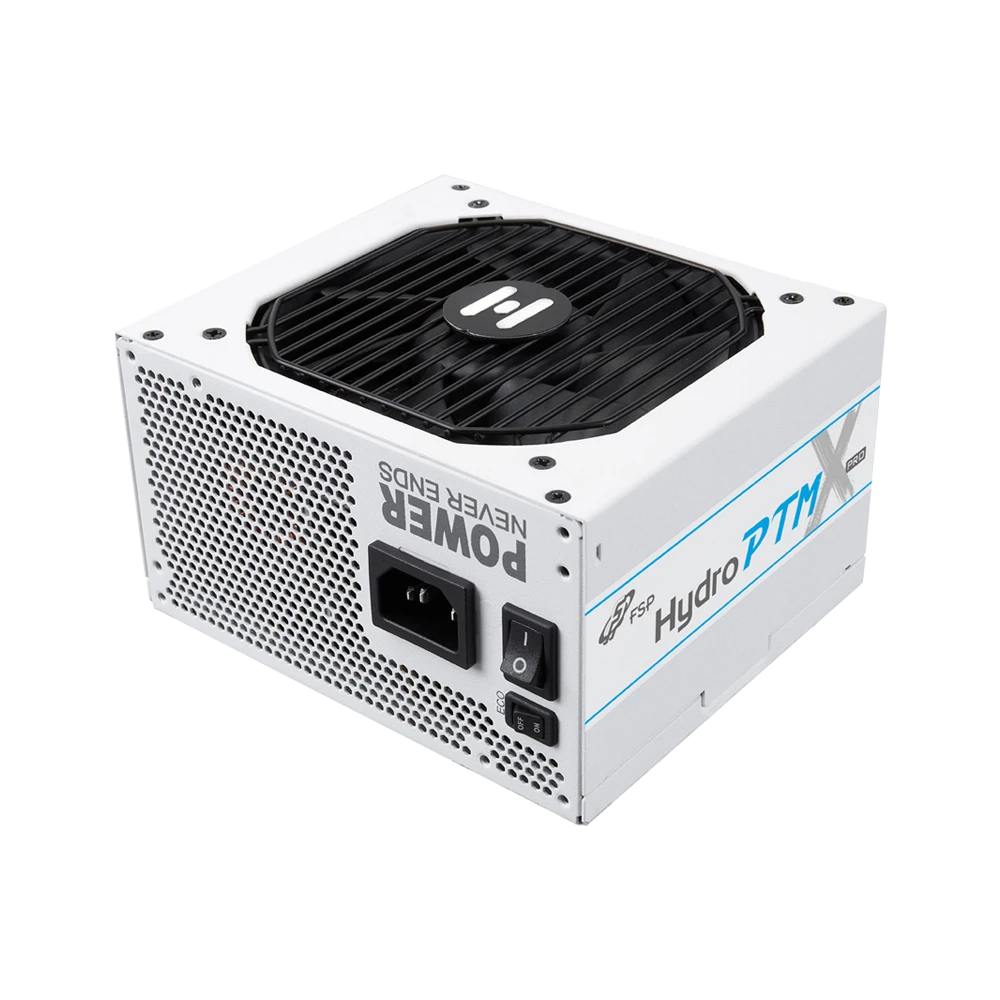 پاور 1200 وات اف اس پی FSP Hydro PTM X PRO ATX3.0(PCIe5.0) 1200W White Platinum Fully Modular - پی سی کالا