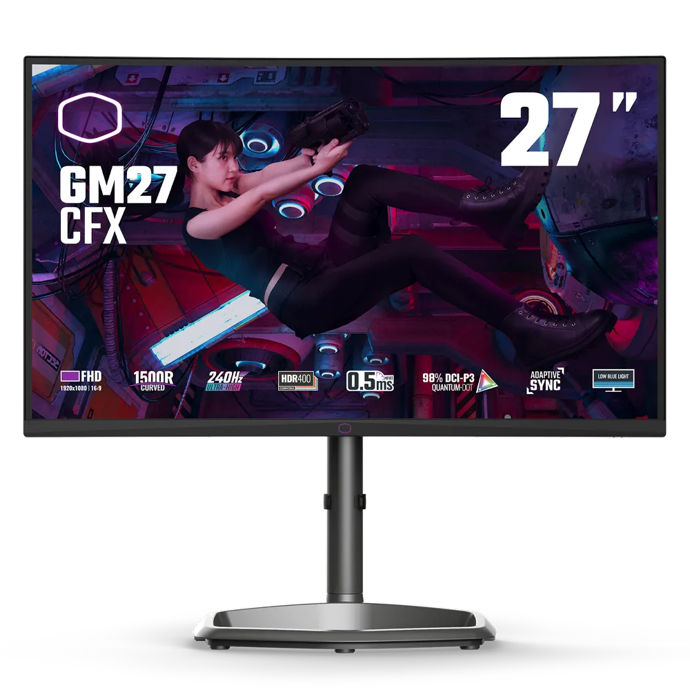 مانیتور کولر مستر 27 اینچ مدل Cooler Master GM27-CFX - پی سی کالا