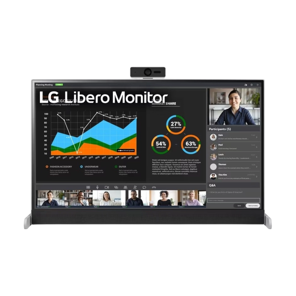 مانیتور ال جی "27 اینچ LG Libero 27BQ70QC-S - پی سی کالا مانیتور ال جی "27 اینچ LG Libero 27BQ70QC-S - پی سی کالا
