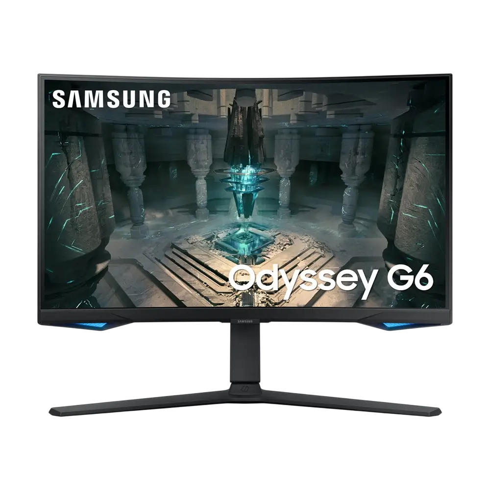 مانیتور گیمینگ سامسونگ خمیده 27 اینچ SAMSUNG Odyssey G6 LS27BG650 - پی سی کالا