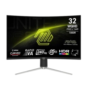 مانیتور گیمینگ خمیده ام اس آی 31.5 اینچ MSI MAG 325CQRXF E2 - پی سی کالا