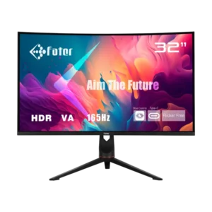 مانیتور گیمینگ خمیده 32 اینچ 2K فاطر مدل Fater C32-165B3 - پی سی کالا