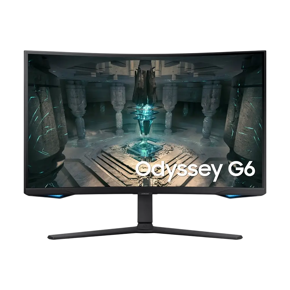 مانیتور گیمینگ خمیده سامسونگ 32 اینچ SAMSUNG Odyssey G6 LS32BG650 - پی سی کالا