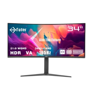 مانیتور گیمینگ خمیده 34 اینچ 2K اولتراواید فاطر مدل Fater C34-165B1 - پی سی کالا