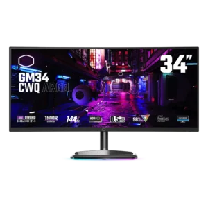 مانیتور کولر مستر 34 اینچ مدل Cooler Master GM34-CWQ ARGB - پی سی کالا