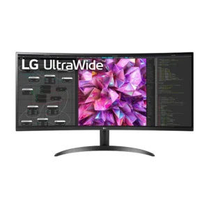 مانیتور الجی خمیده 34 اینچ LG UltraWide 34WQ60C-B - پی سی کالا