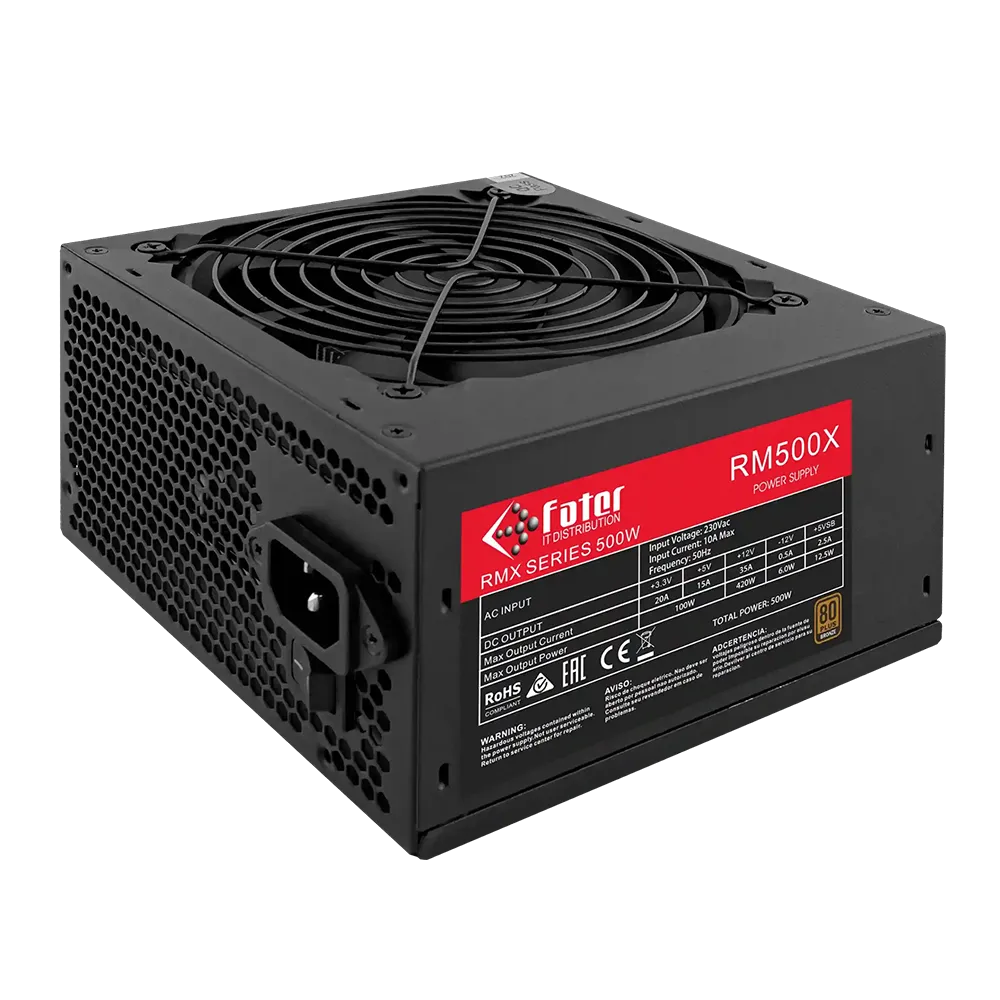 پاور 500 وات فاطر مدل Fater RM500X 80+ Bronze - پی سی کالا