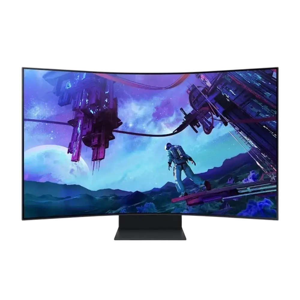 مانیتور گیمینگ خمیده سامسونگ 55 اینچ SAMSUNG Odyssey ARK LS55BG970N - پی سی کالا