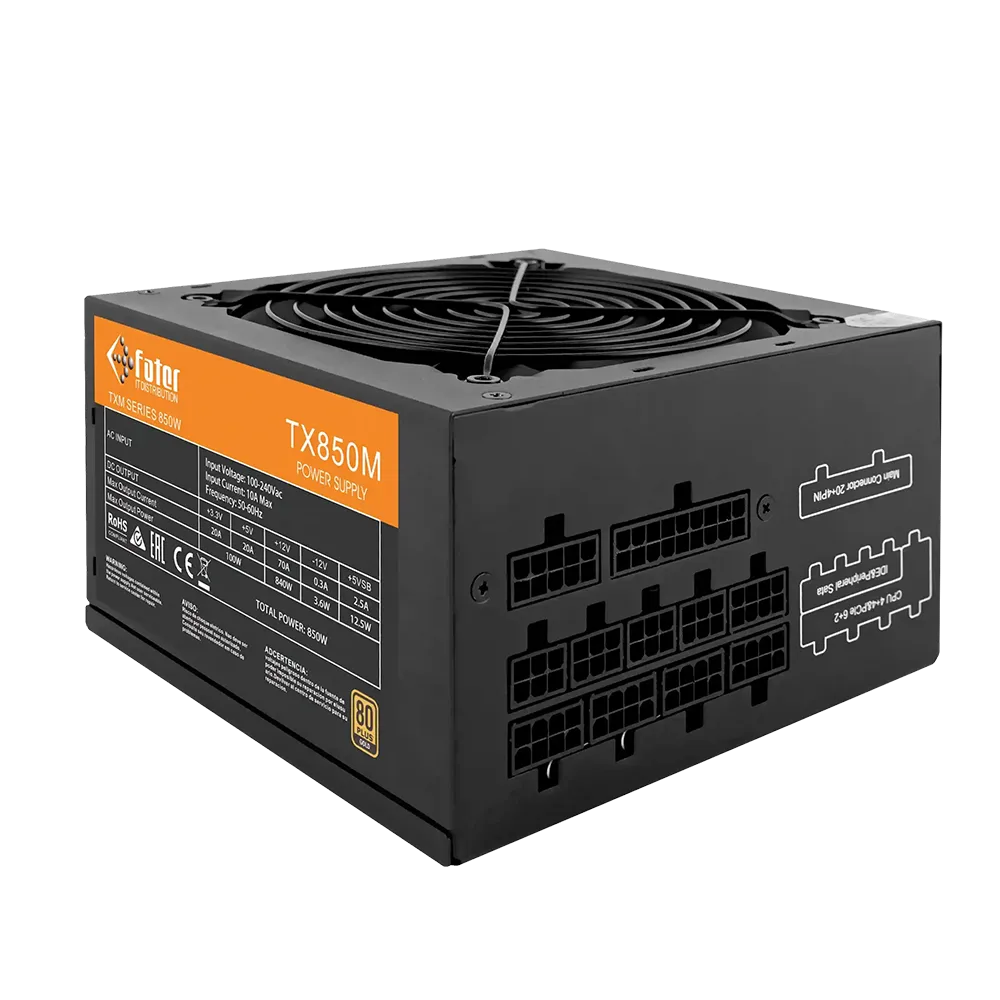 پاور 850 وات فاطر مدل Fater TX850M 80+ Gold - پی سی کالا