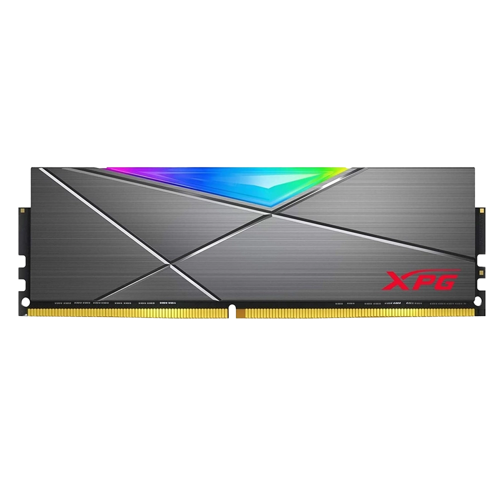 حافظه رم ای دیتا ADATA XPG SPECTRIX D50 RGB 32GB Single 3200MHz CL16 Tungsten Grey - پی سی کالا