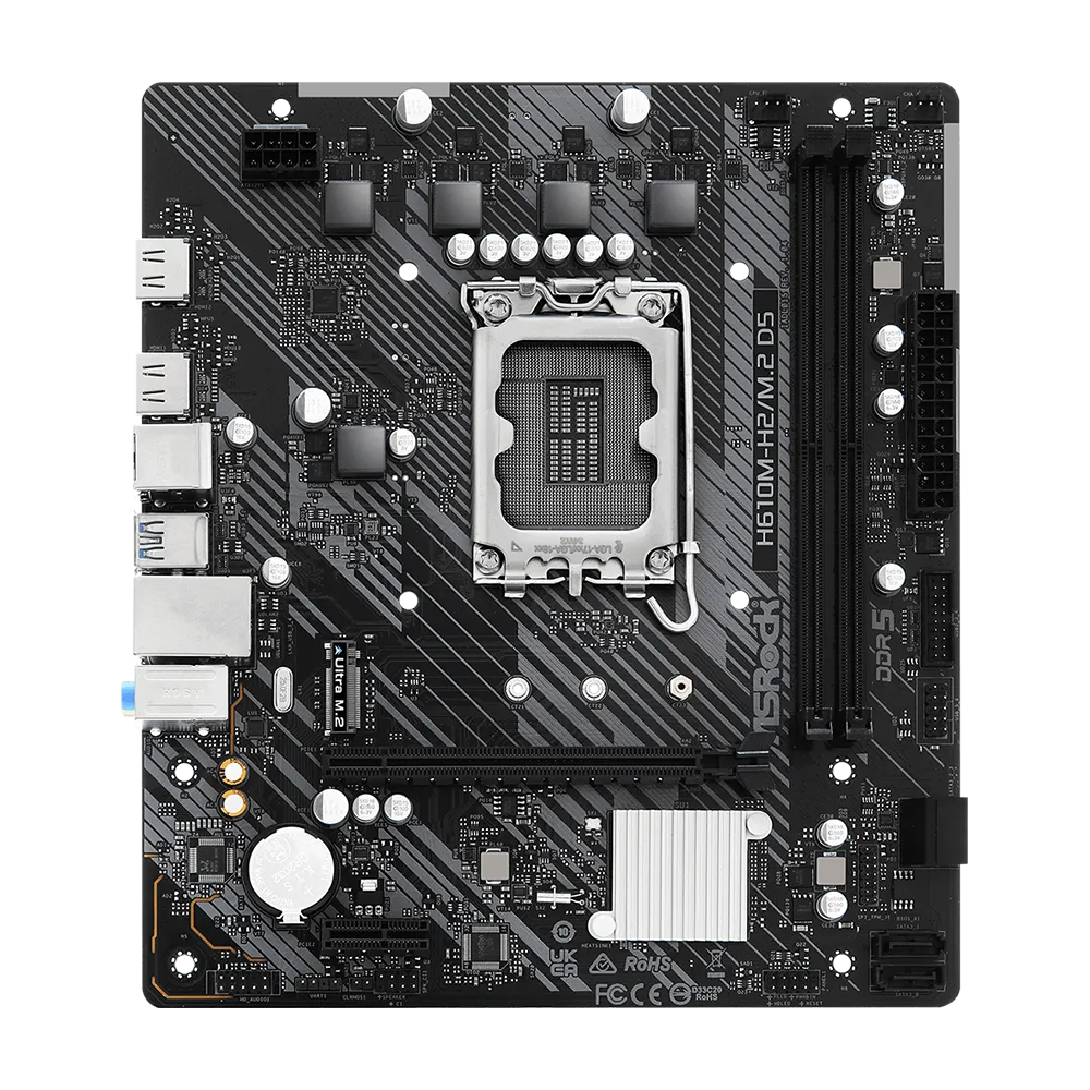مادربرد ازراک ASRock H610M-H2/M.2 D5 - پی سی کالا مادربرد ازراک ASRock H610M-H2/M.2 D5 - پی سی کالا