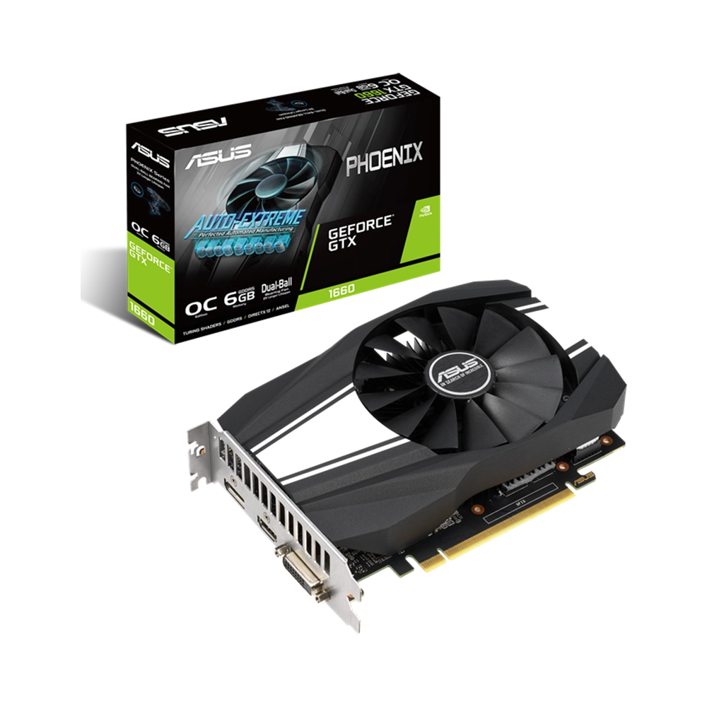 کارت گرافیک ایسوس Asus PH GTX1660-O6G Phoenix - پی سی کالا