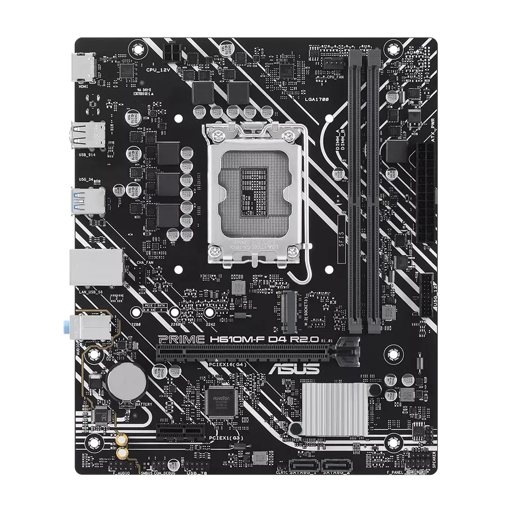مادربرد ایسوس ASUS PRIME H610M-F D4 R2.0 - پی سی کالا مادربرد ایسوس ASUS PRIME H610M-F D4 R2.0 - پی سی کالا