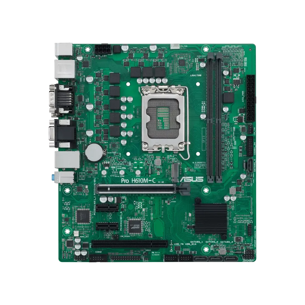 مادربرد ایسوس Asus Pro H610M-C-CSM D5 - پی سی کالا مادربرد ایسوس Asus Pro H610M-C-CSM D5 - پی سی کالا