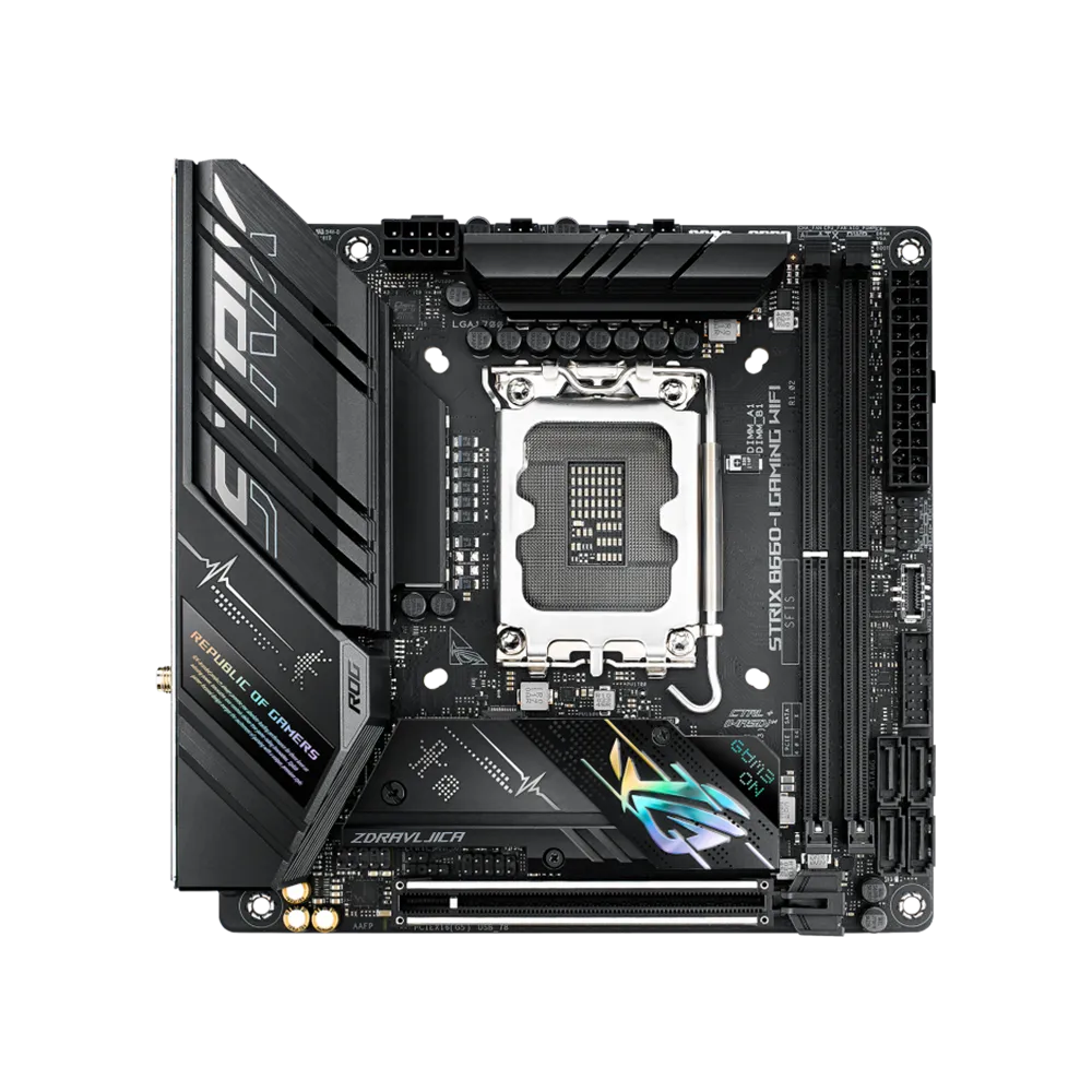 مادربرد ایسوس Asus Rog Strix B660-I Gaming wifi D5 - پی سی کالا مادربرد ایسوس Asus Rog Strix B660-I Gaming wifi D5 - پی سی کالا