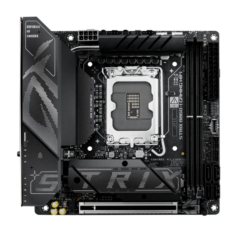مادربرد ایسوس ASUS ROG STRIX B860-I GAMING WIFI - پی سی کالا مادربرد ایسوس ASUS ROG STRIX B860-I GAMING WIFI - پی سی کالا