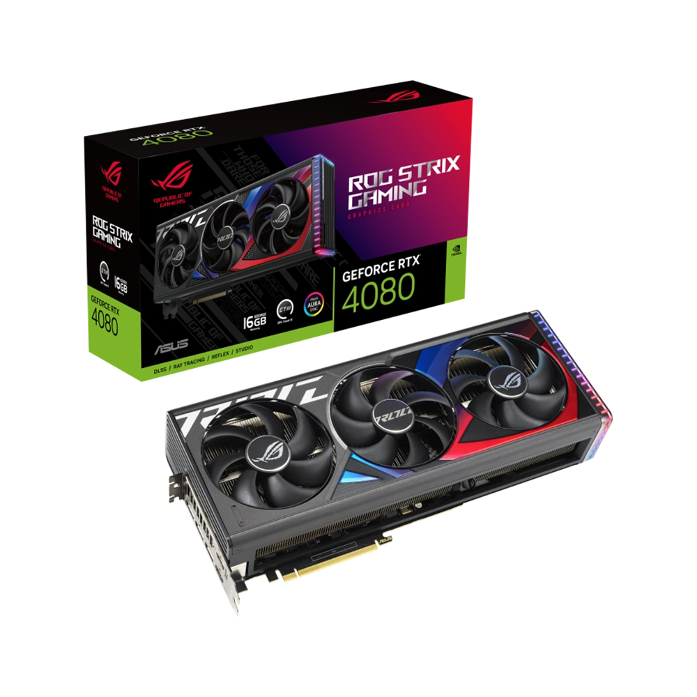 کارت گرافیک ایسوس Asus ROG Strix GeForce RTX 4080 16GB GDDR6X - پی سی کالا