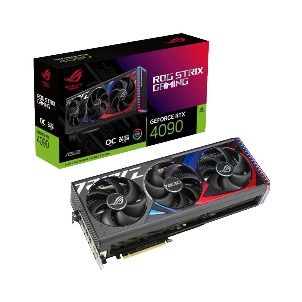 کارت گرافیک ایسوس Asus ROG Strix GeForce RTX 4090 OC Edition 24GB GDDR6X - پی سی کالا