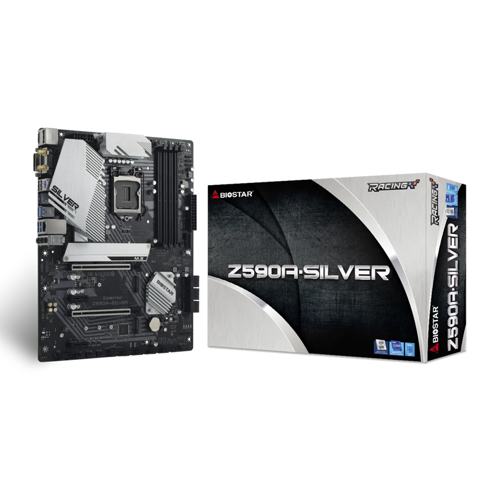 مادربرد BIOSTAR Z590A-SILVAR - پی سی کالا مادربرد BIOSTAR Z590A-SILVAR - پی سی کالا