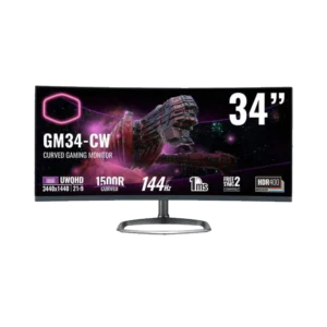 مانیتور گیمینگ خمیده کولر مستر CoolerMaster GM34-CWQ ARGB 34 INCH - پی سی کالا