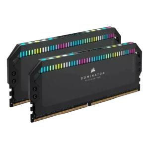 رم کورسیر Corsair DOMINATOR PLATINUM RGB 64GB 2×32GB 6000MHz CL40 Black DDR5 - پی سی کالا