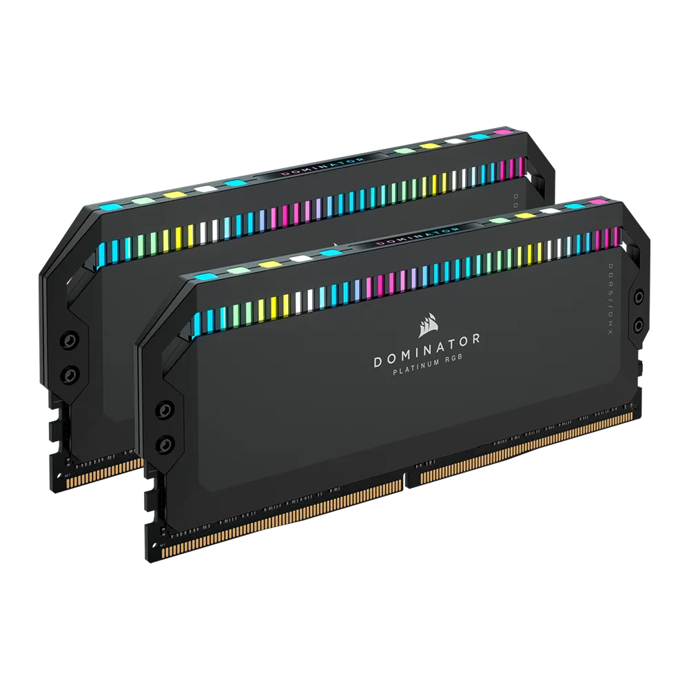 رم کامپیوتر Corsair Dominator Platinum RGB DDR5 32GB Dual 6000MHz CL36 - پی سی کالا