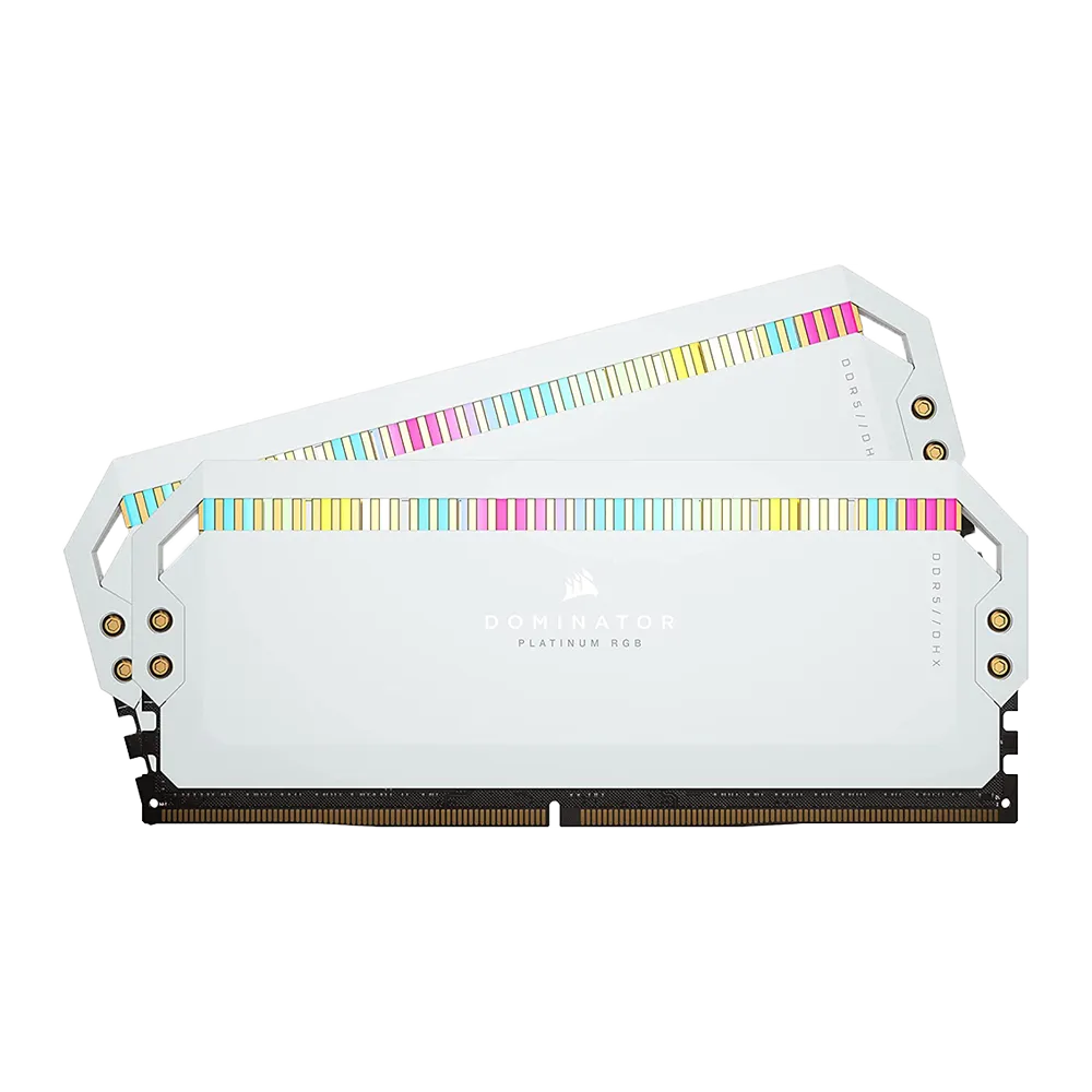 رم کورسیر Corsair Dominator Platinum RGB White 32GB 16GBx2 5600MHz CL36 DDR5 - پی سی کالا