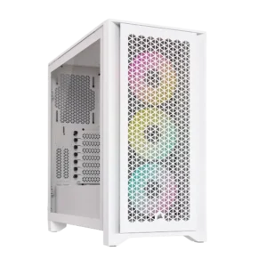 کیس کورسیر مدل Corsair iCUE 4000D RGB AIRFLOW - White - پی سی کالا