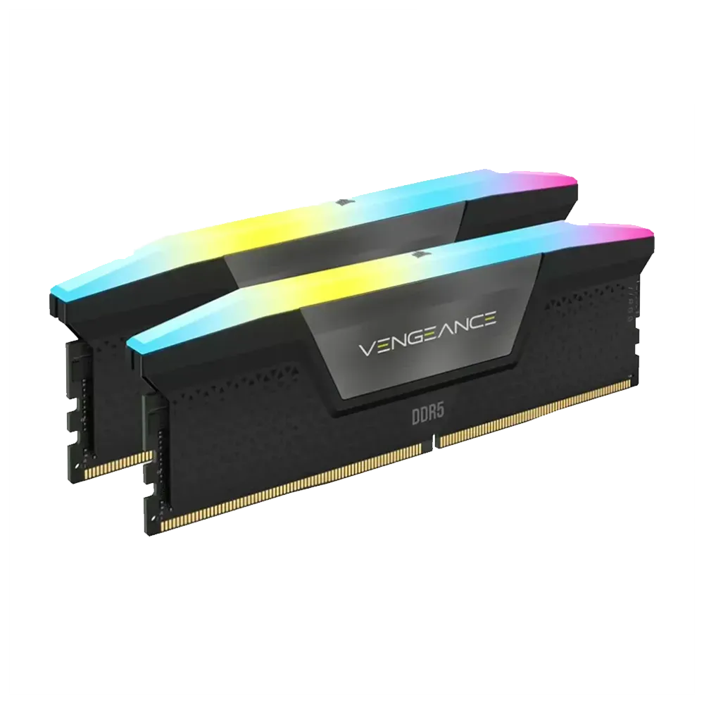 رم کورسیر Corsair VENGEANCE RGB 48GB 24GBx2 5200MHz CL38 DDR5 - پی سی کالا