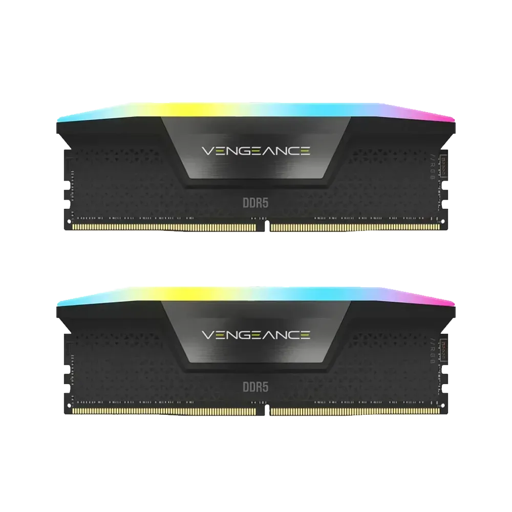 رم کورسیر Corsair VENGEANCE RGB 48GB 24GBx2 5600MHz CL40 DDR5 - پی سی کالا