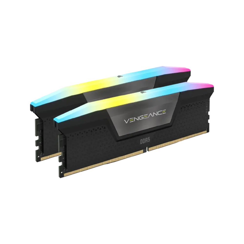 رم کورسیر Corsair Vengeance RGB DDR5 32GB Dual 6400MHz CL36 - Black - پی سی کالا