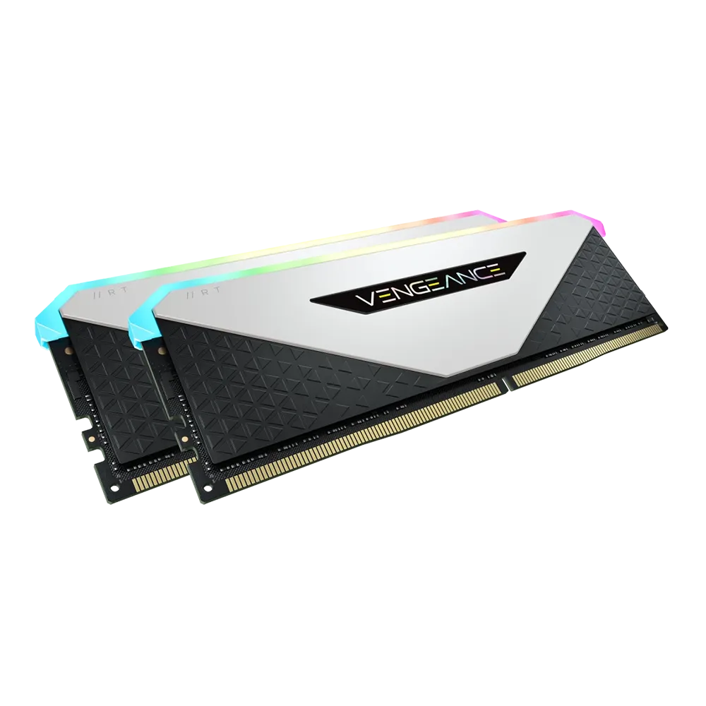 رم کورسیر Corsair Vengeance RGB RT 16GB Dual 3600MHz CL18 White - پی سی کالا