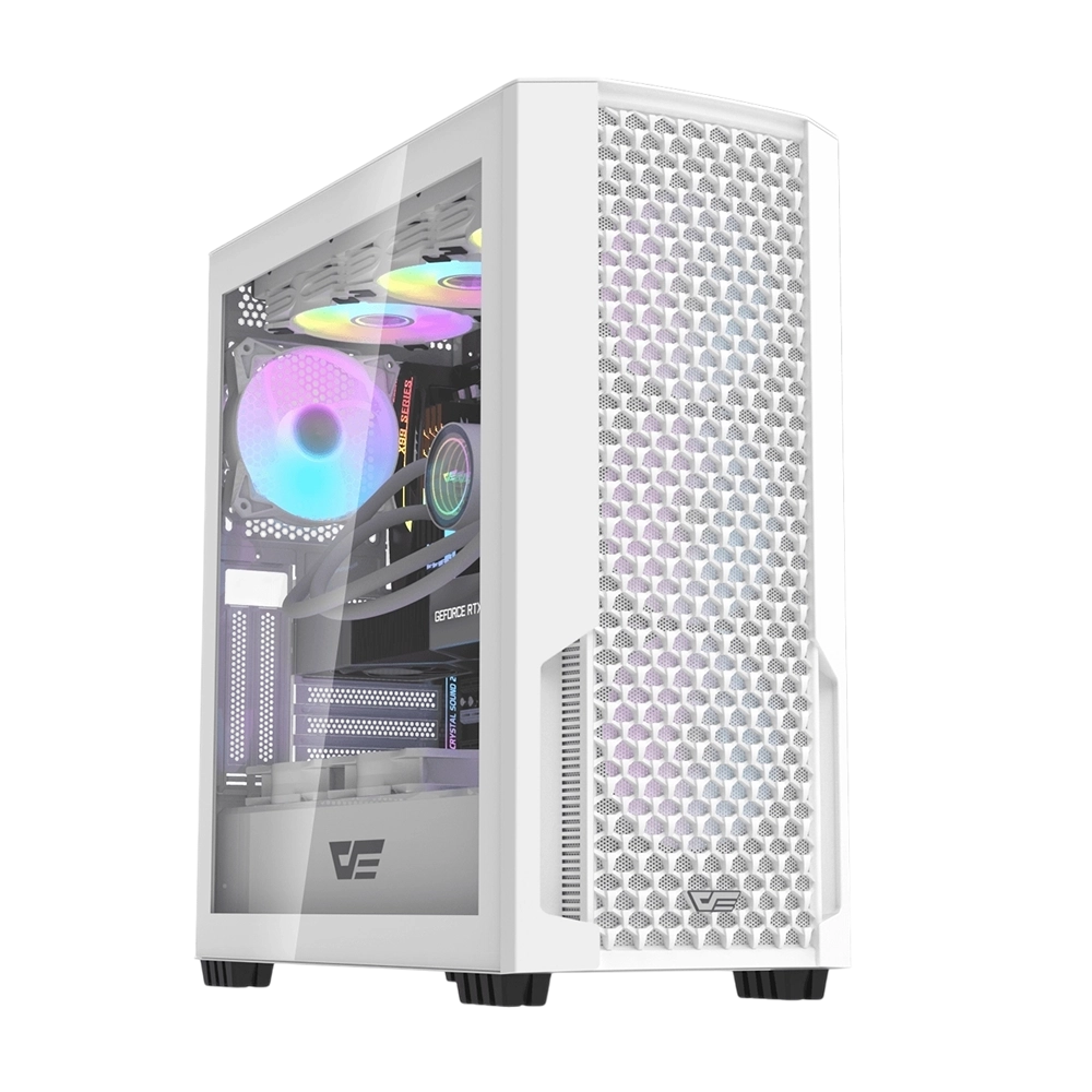 کیس دارک فلش مدل DarkFlash DF2100 - White - پی سی کالا کیس دارک فلش مدل DarkFlash DF2100 - White - پی سی کالا