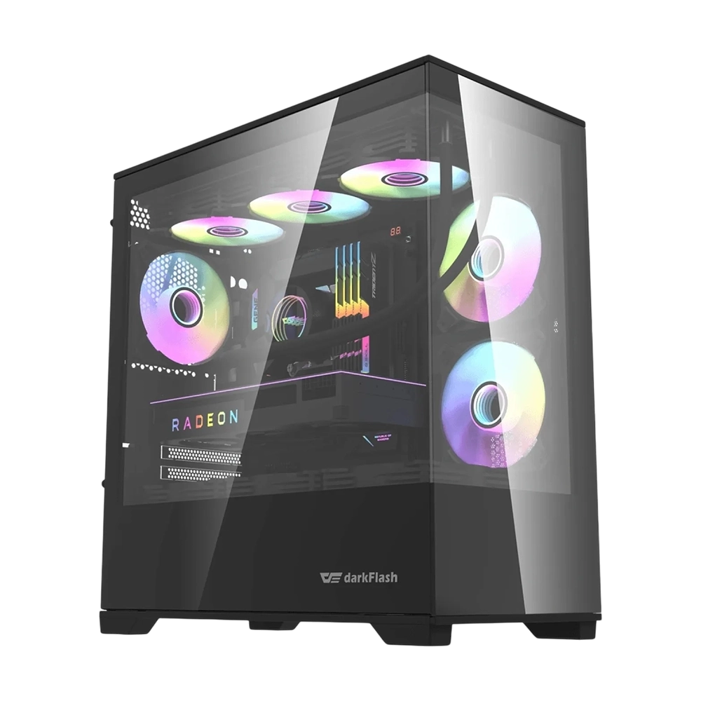 کیس دارک فلش مدل DarkFlash DK415P - Black - پی سی کالا کیس دارک فلش مدل DarkFlash DK415P - Black - پی سی کالا