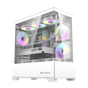 کیس دارک فلش مدل DarkFlash DK415P - White - پی سی کالا