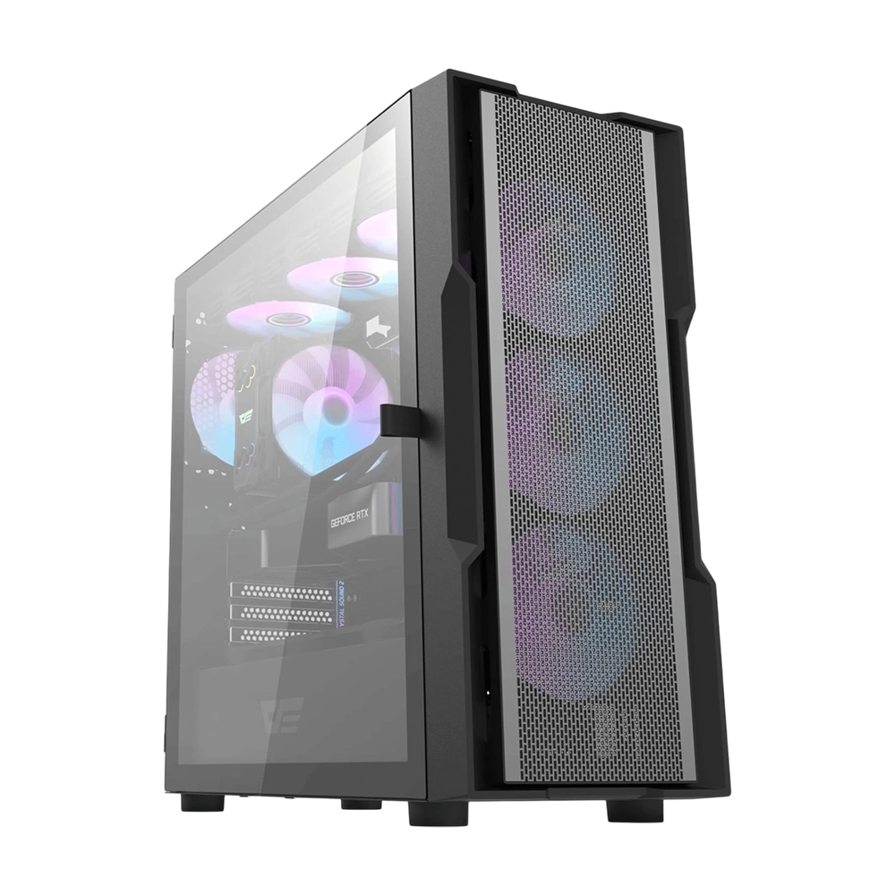 کیس دارک فلش مدل DarkFlash DK431 Mesh - Black - پی سی کالا