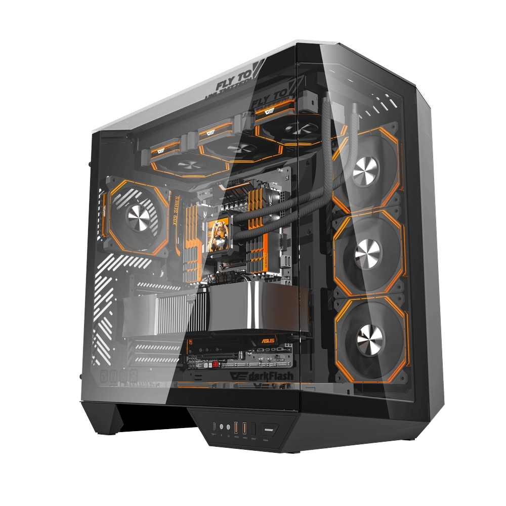 کیس دارک فلش مدل DarkFlash DY470 - پی سی کالا