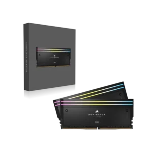 حافظه رم کورسیر مدل Dominator Titanium RGB 32GB 16GBx2 7000MHz CL34 DDR5 Black - پی سی کالا