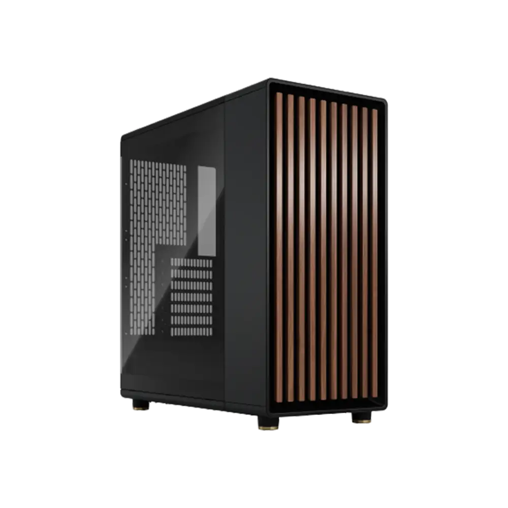 کیس فرکتال دیزاین مدل Fractal Design North - Charcoal Black TG Dark - پی سی کالا