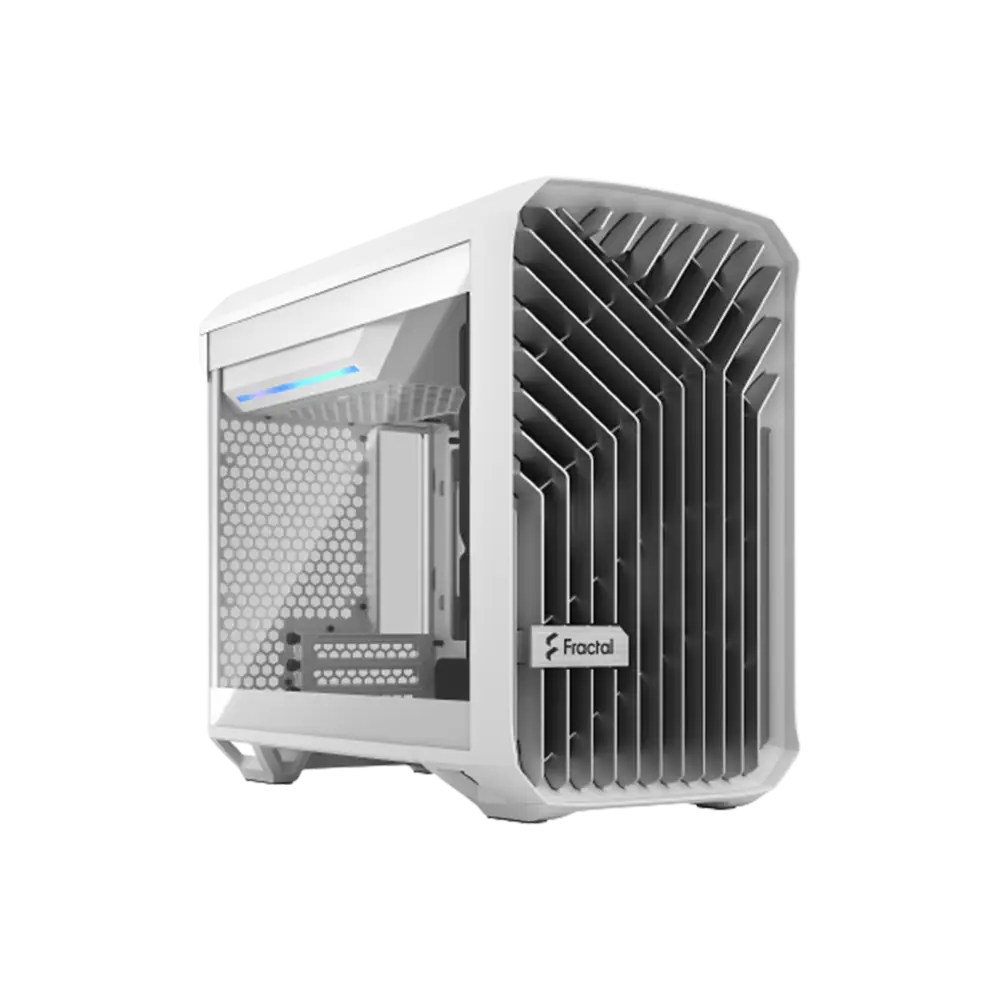 کیس فرکتال دیزاین مدل Fractal Design Torrent Nano - White TG Clear Tint - پی سی کالا