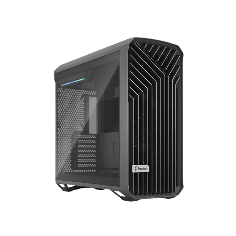 کیس دیزاین فرکتال مدل Fractal Design Torrent RGB - Gray TG Light Tin - پی سی کالا
