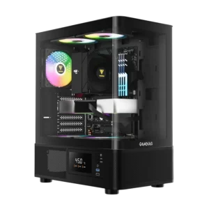 کیس گیم دیاس مدل Gamdias Atlas E2 CG - Black - پی سی کالا