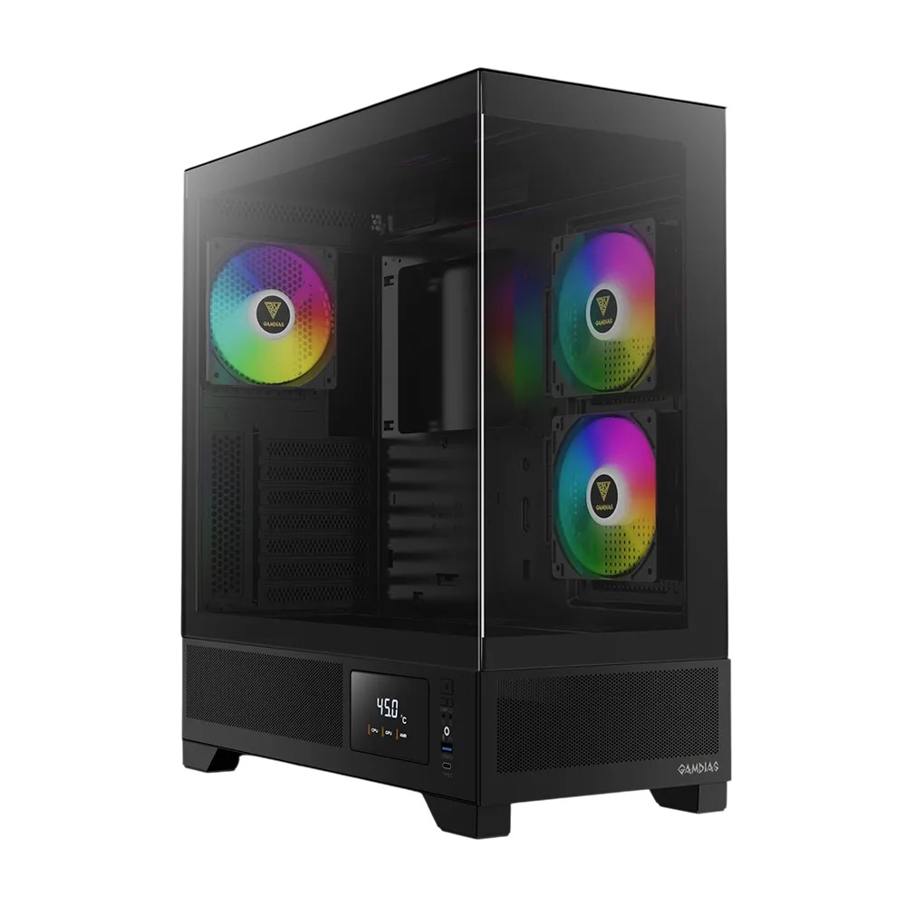 کیس گیم دیاس مدل Gamdias Atlas M1 - Black - پی سی کالا