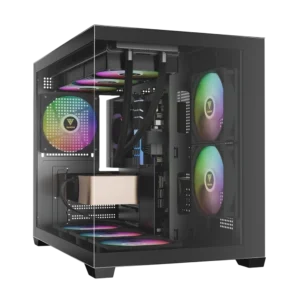 کیس گیم دیاس مدل Gamdias AURA GC10M ARGB - Black - پی سی کالا