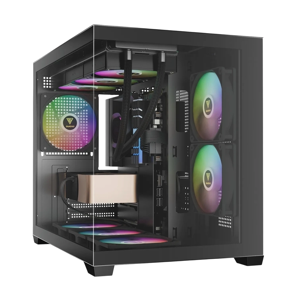 کیس گیم دیاس مدل Gamdias AURA GC10M ARGB - Black - پی سی کالا