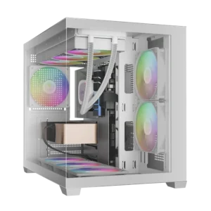 کیس گیم دیاس مدل Gamdias AURA GC10M ARGB - White - پی سی کالا