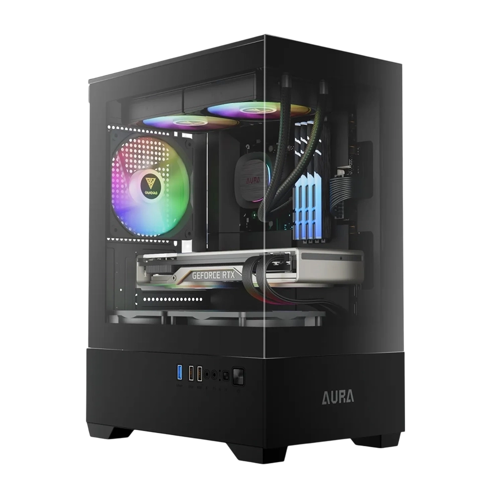 کیس گیم دیاس مدل Gamdias AURA GC9M ARGB - Black - پی سی کالا