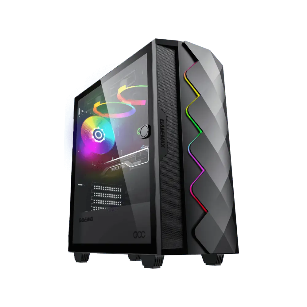 کیس گیم مکس GameMax Diamond COC - Black - پی سی کالا