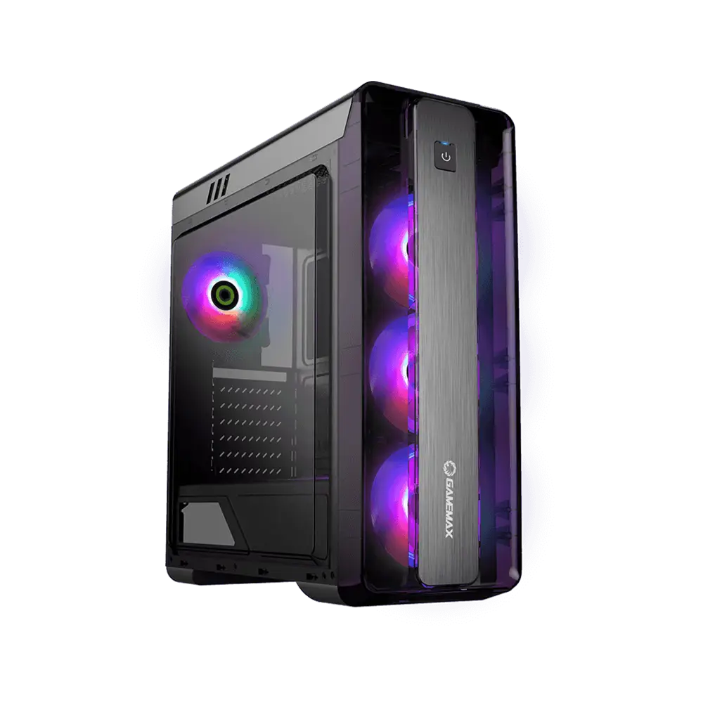 کیس گیم مکس GameMax MoonLight FRGB - Black - پی سی کالا