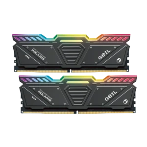 حافظه رم گیل مدل Geil Polaris RGB DDR5 32GB Dual 6000MHz CL38 - Titanium Gray - پی سی کالا